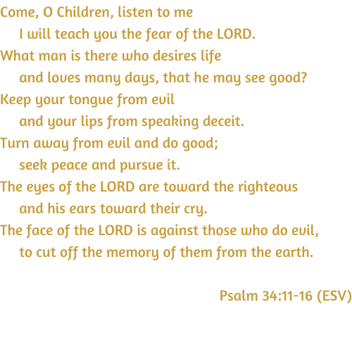 psalm 34 excerpt